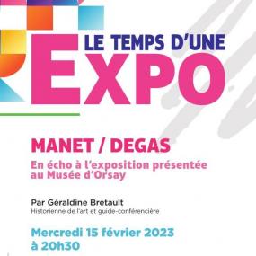 [Conférence] Le temps d'une expo : Degas / Manet