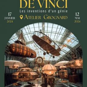 Exposition Léonard de Vinci à l'Atelier Grognard