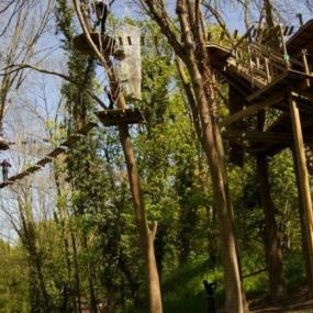 Treetop Adventure Park at Vert-Bois